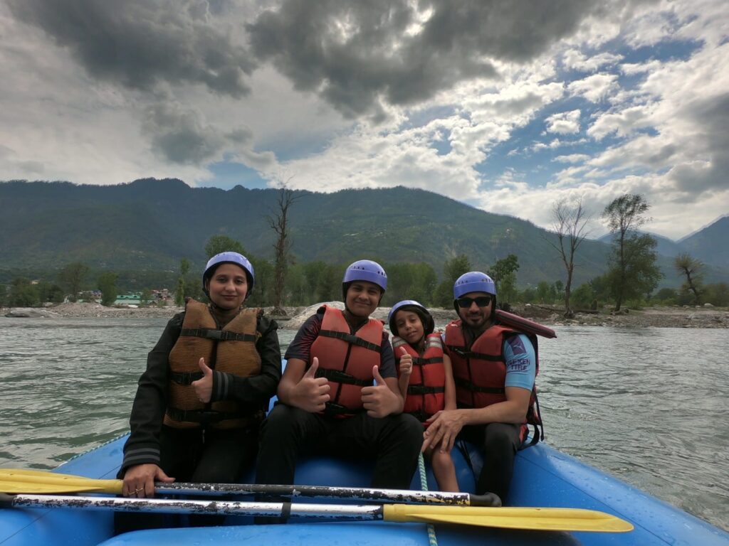river rafting in Kullu